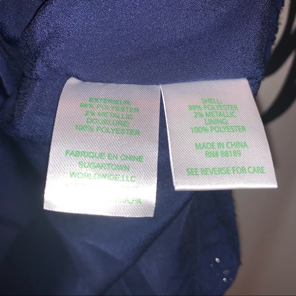 Lilly Pulitzer Kathie Dress True Navy Tanzanian - Picture 7 of 8